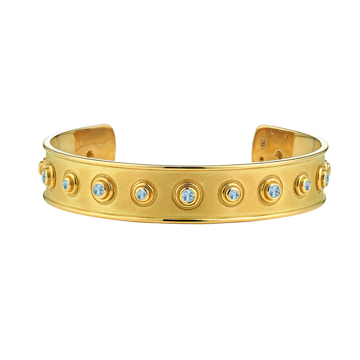 Aquamarine Florentine Cuff