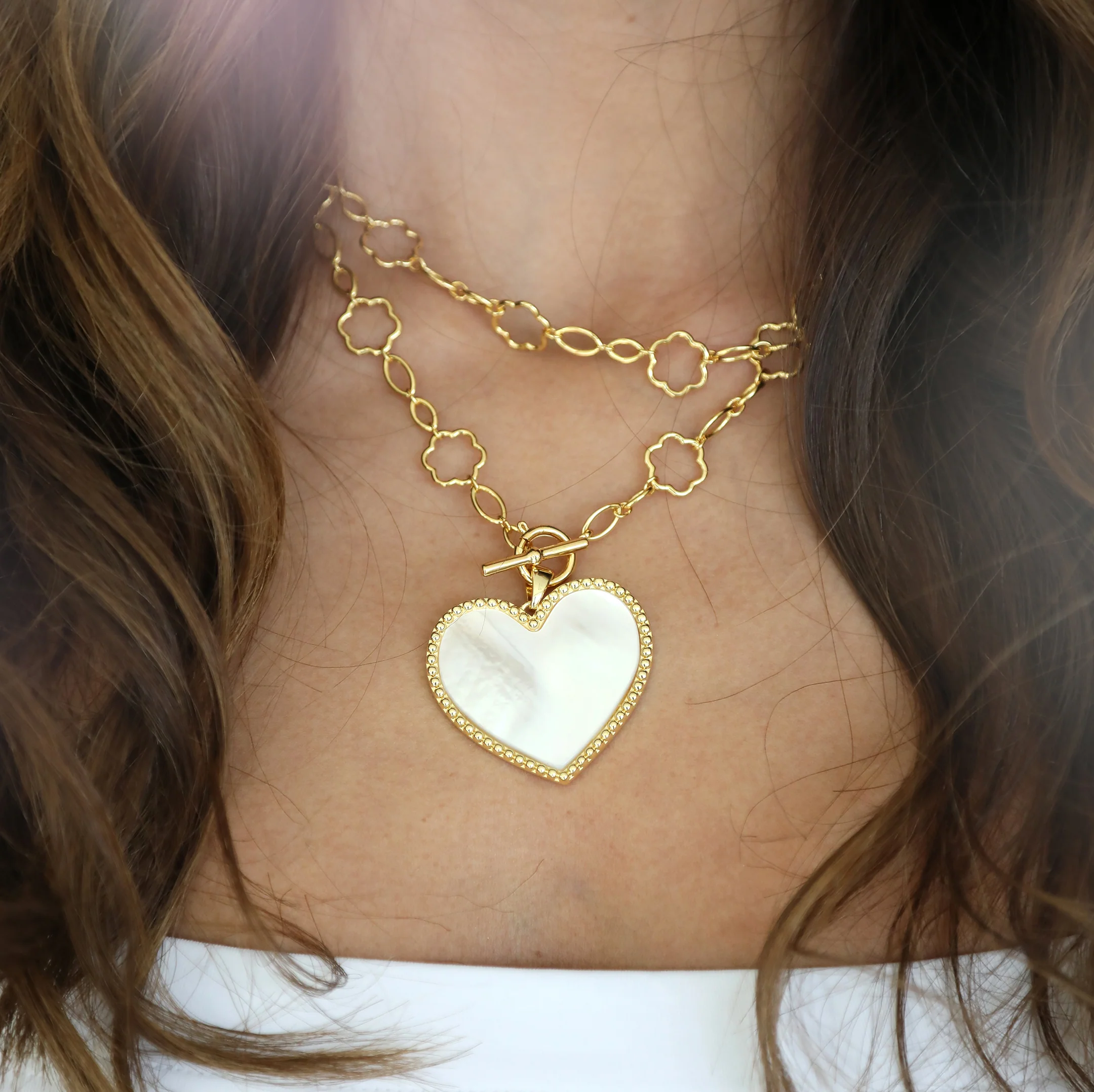 Beaded Heart Pendant - Image 2