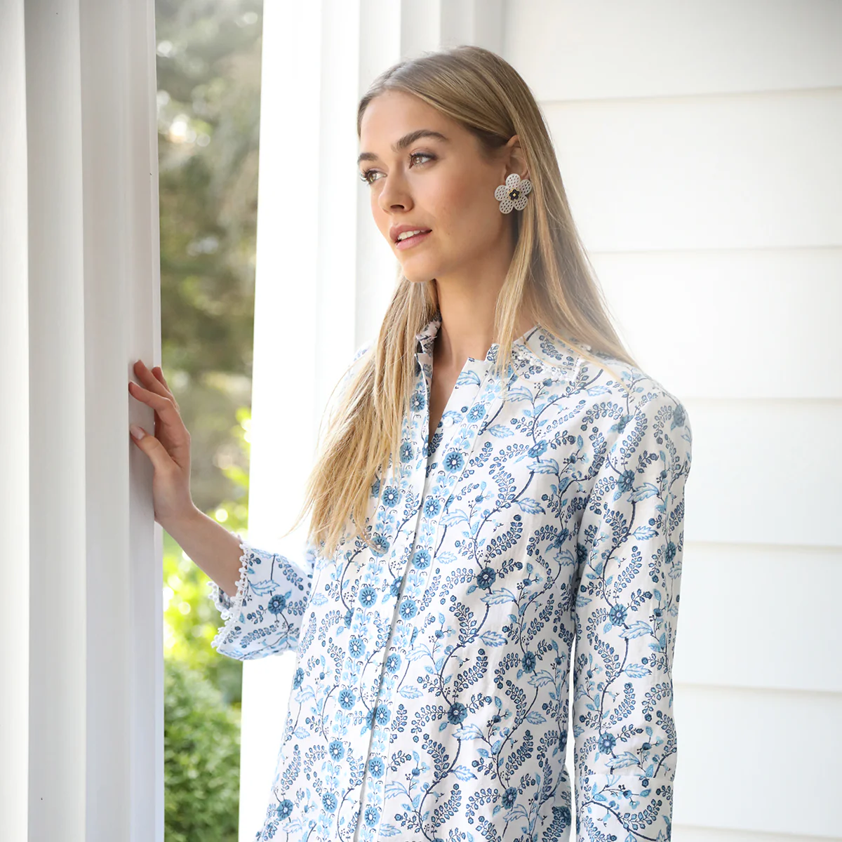 Brigitta Stud - Navy - Image 4