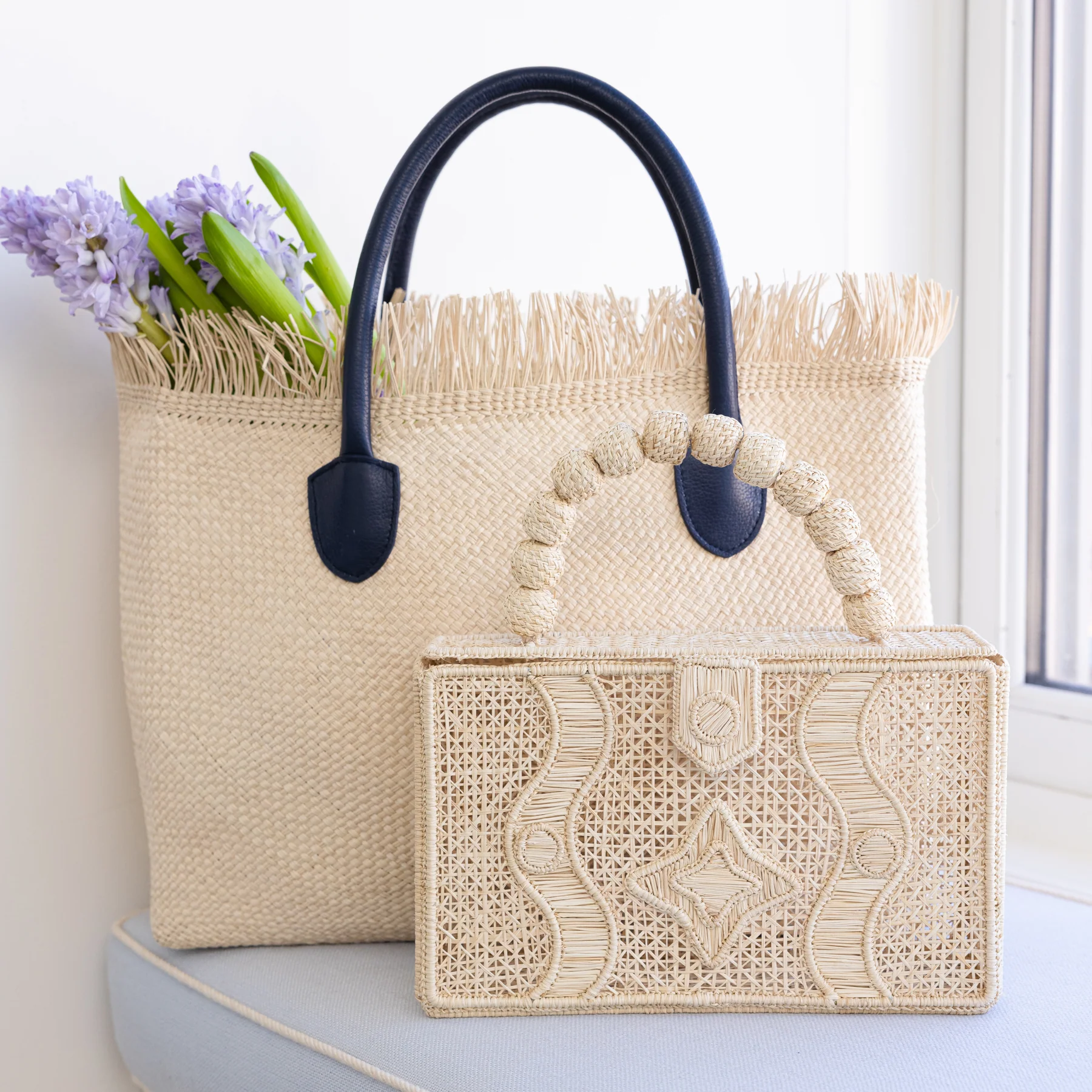 Cabana Tote - Navy - Image 6