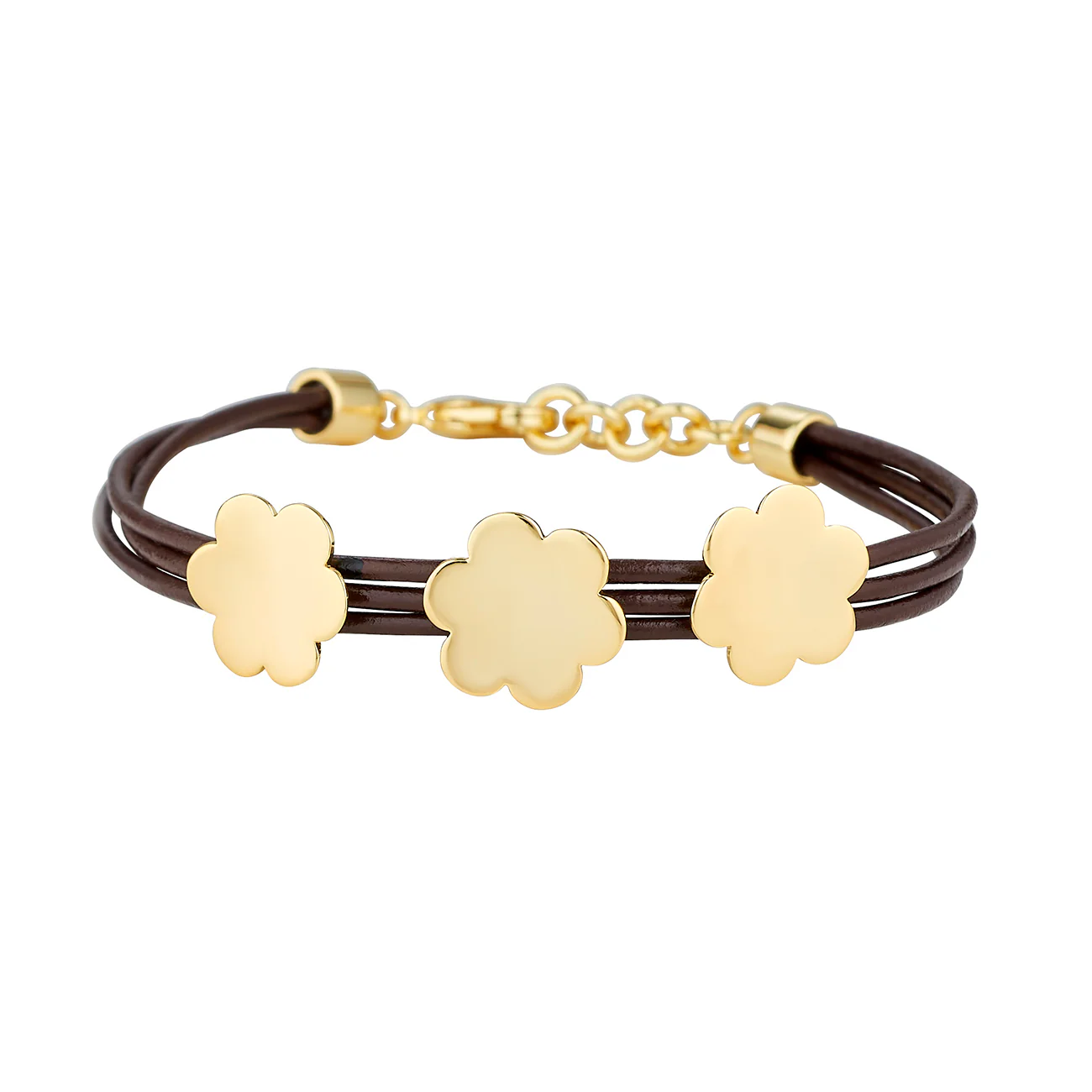 Chocolate Maya Triple Bracelet