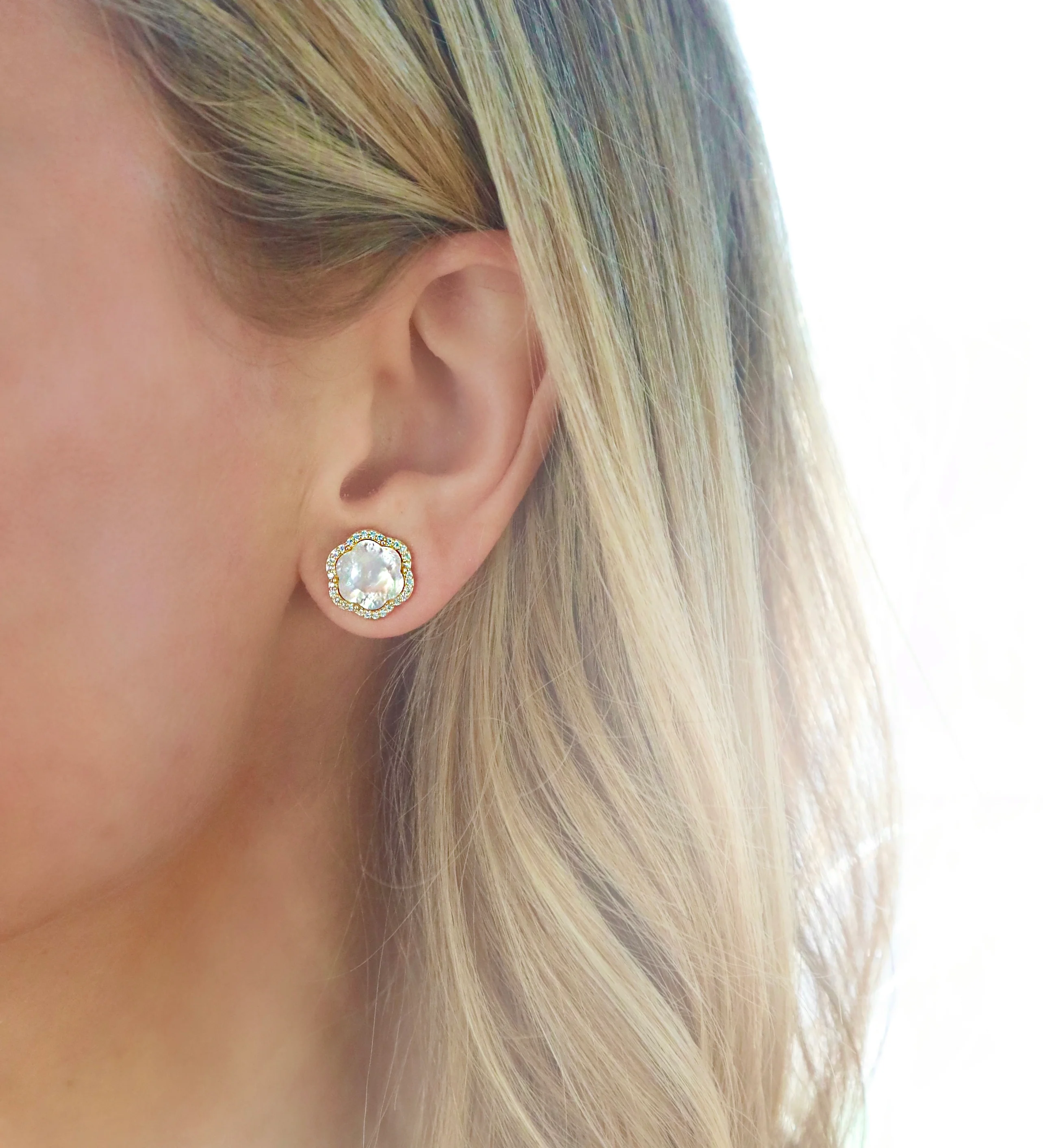 Clementine Stud MOP - Image 3