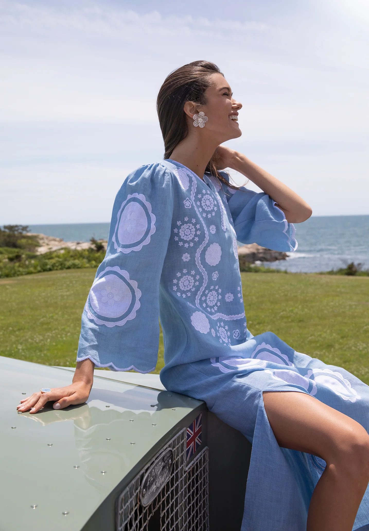 Cornflower Alice Kaftan - Image 3