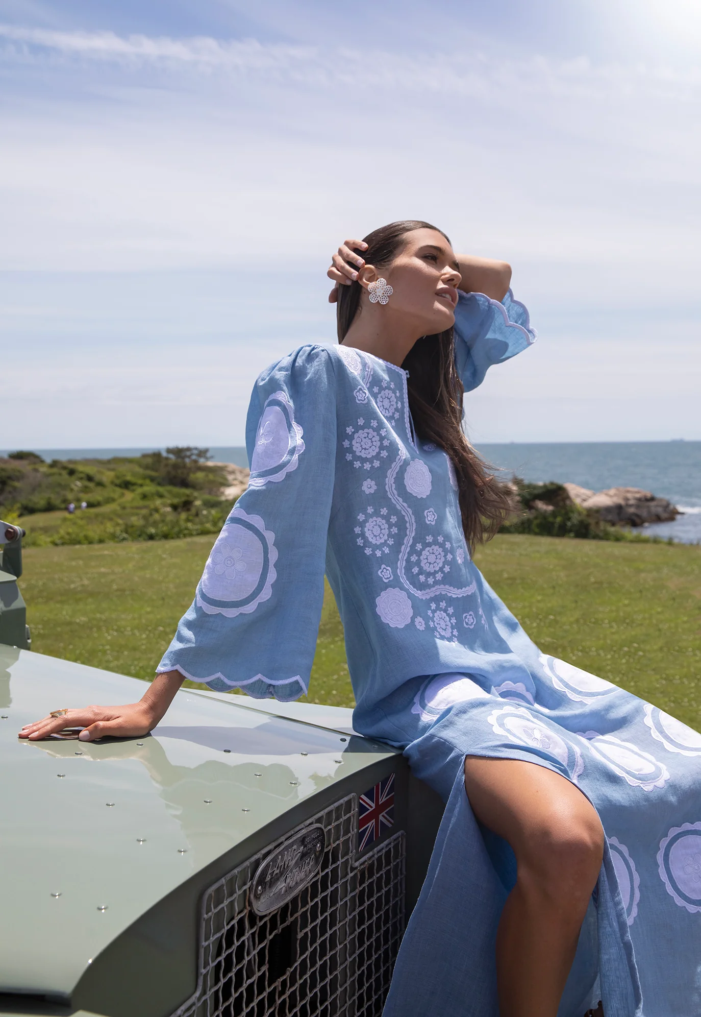 Cornflower Alice Kaftan - Image 4