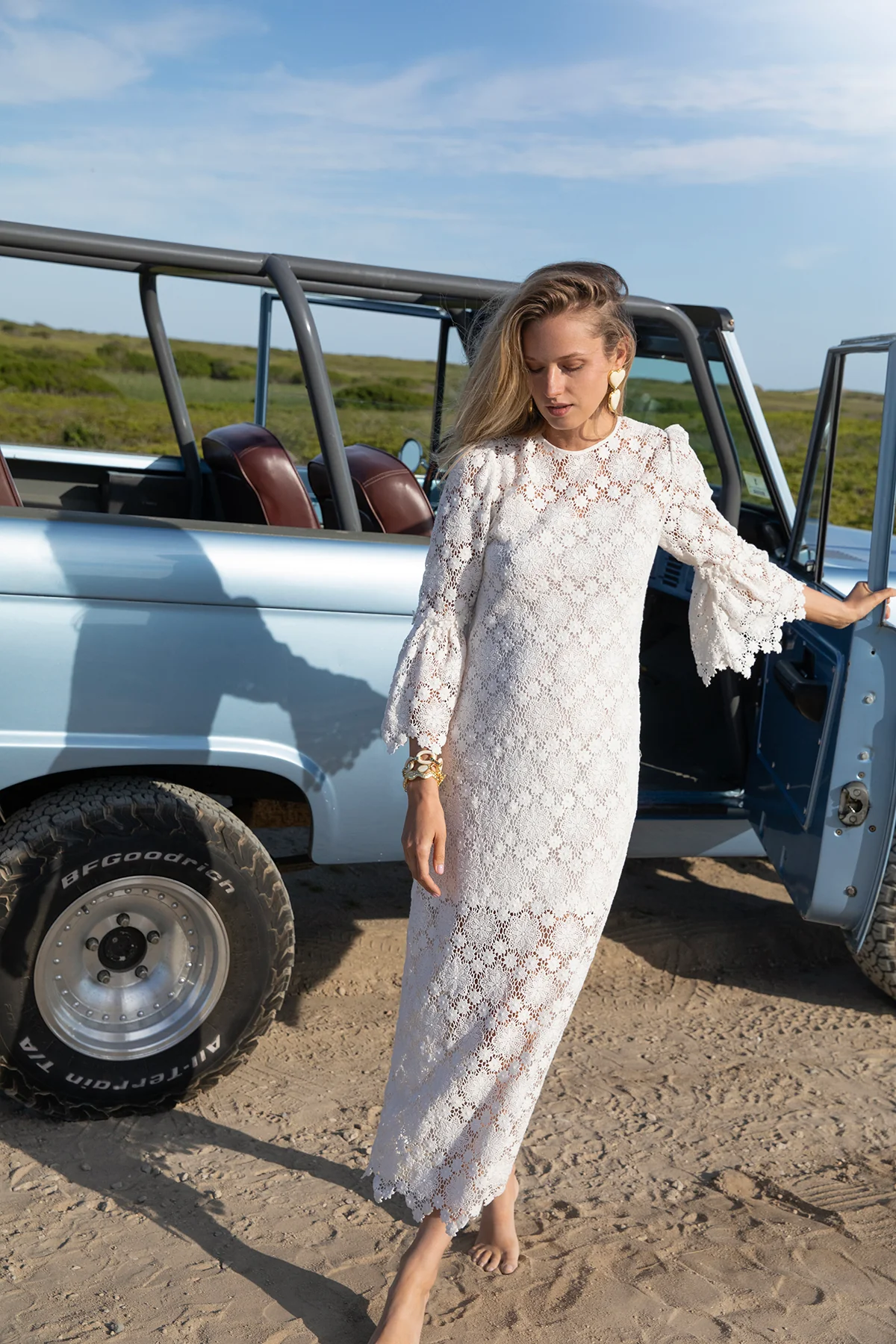 Daisy Crochet Dress - Image 3