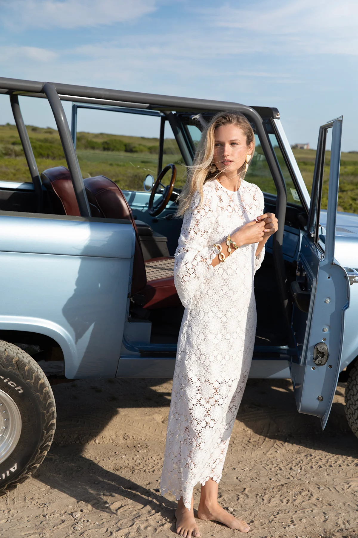 Daisy Crochet Dress - Image 5
