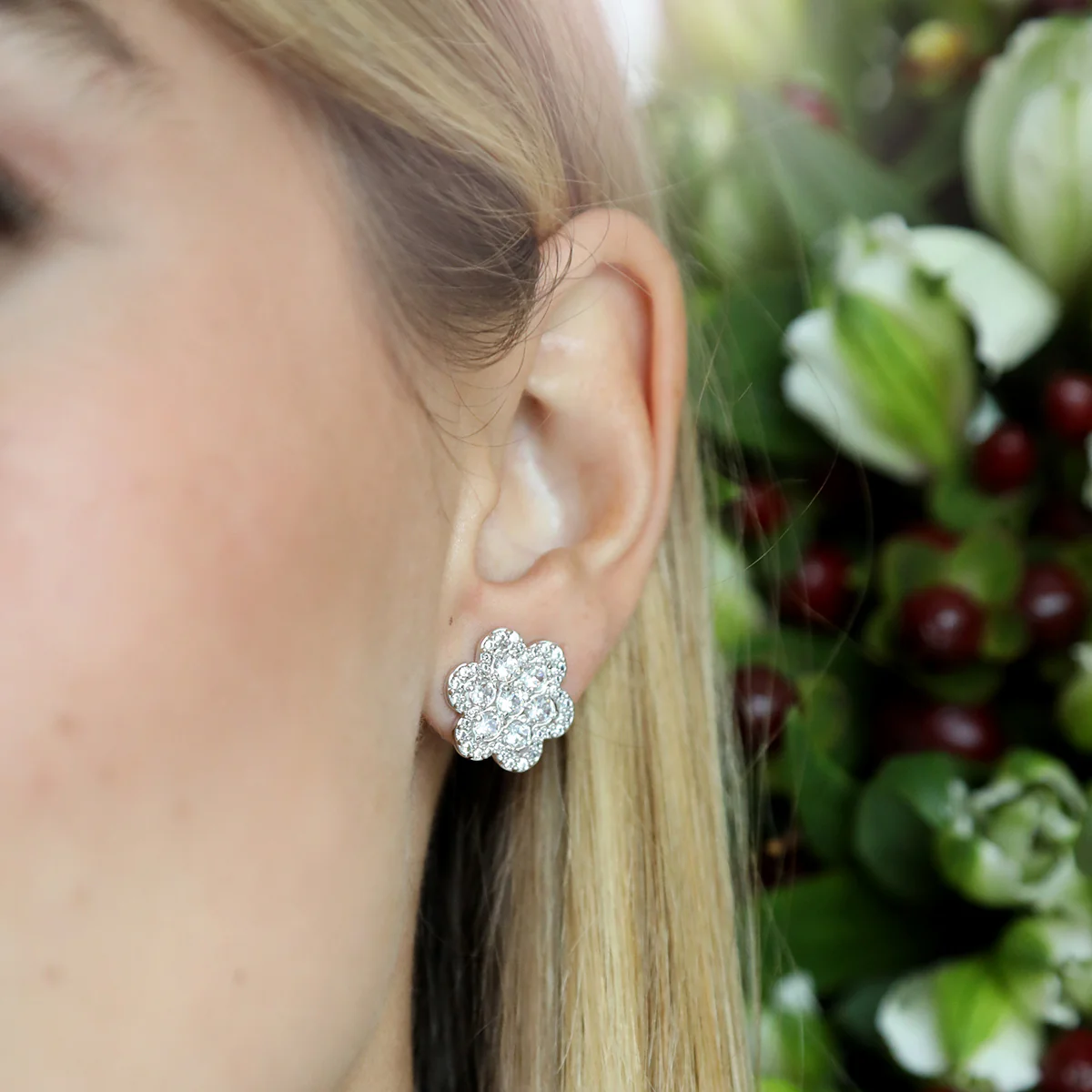 Delphine Pave Stud - Image 4