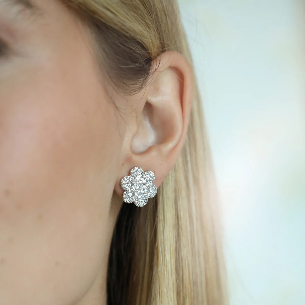 Delphine Pave Stud - Image 5