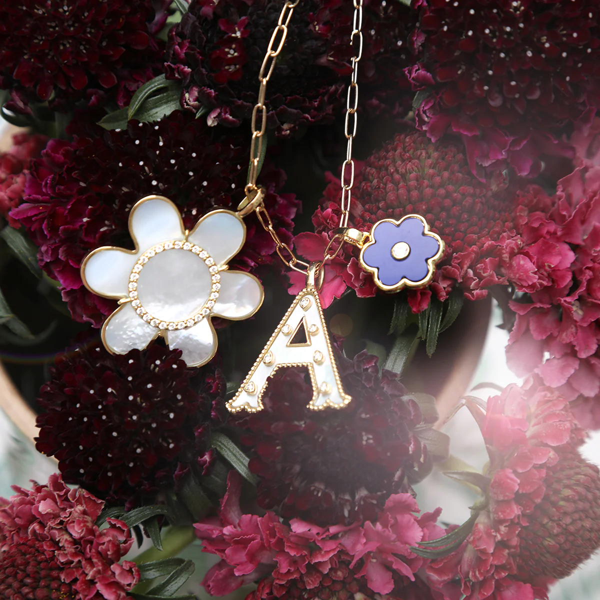 Diamond Daisy Bespoke Pendant - Image 2