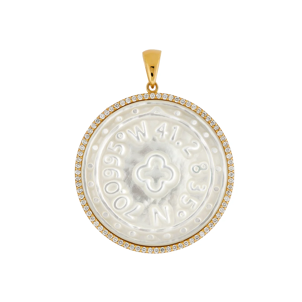 Diamond Coordinates Pendant