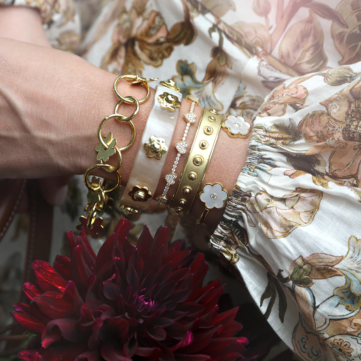 Diamond Heart Bangle - Image 3
