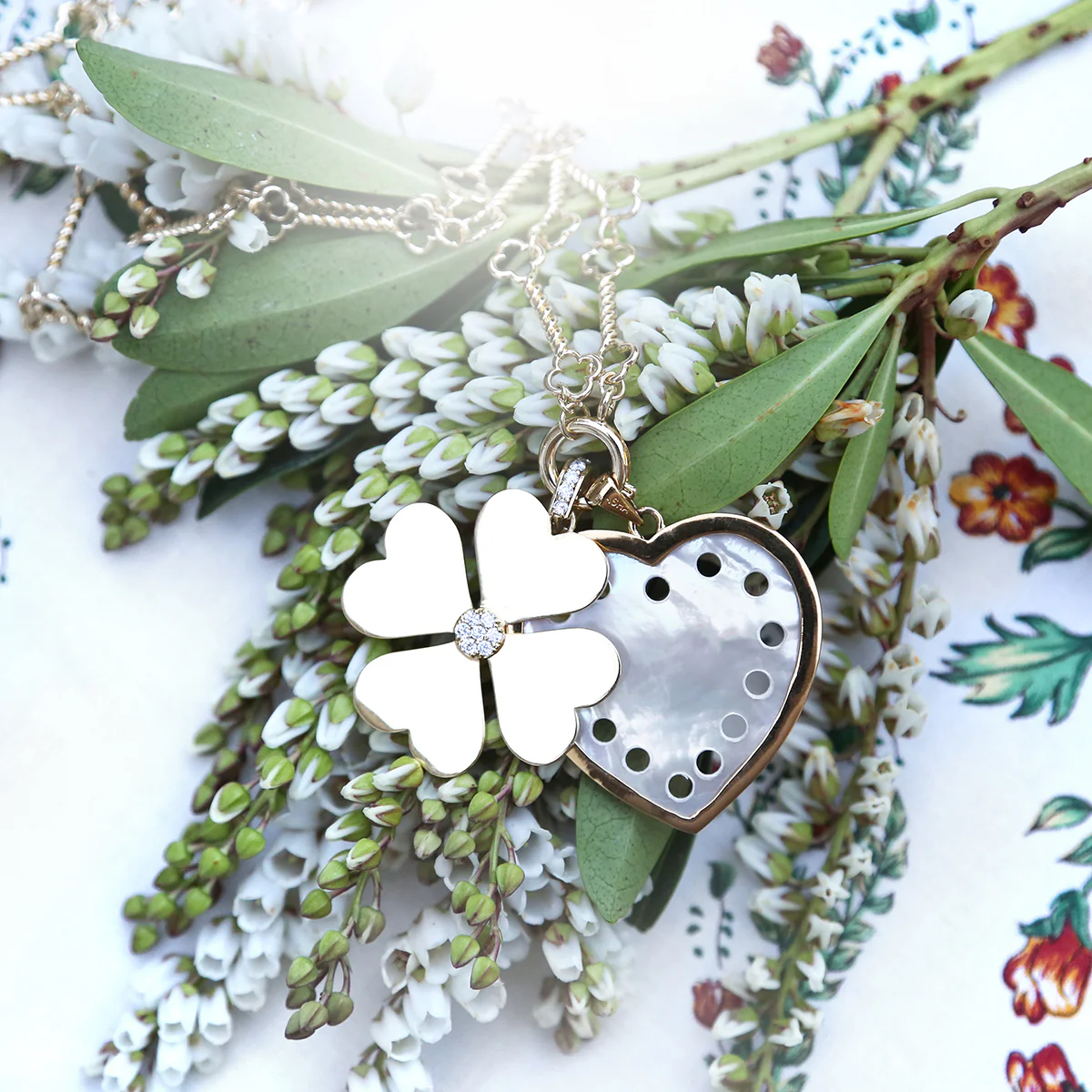Diamond Heart Clover LG - Image 4