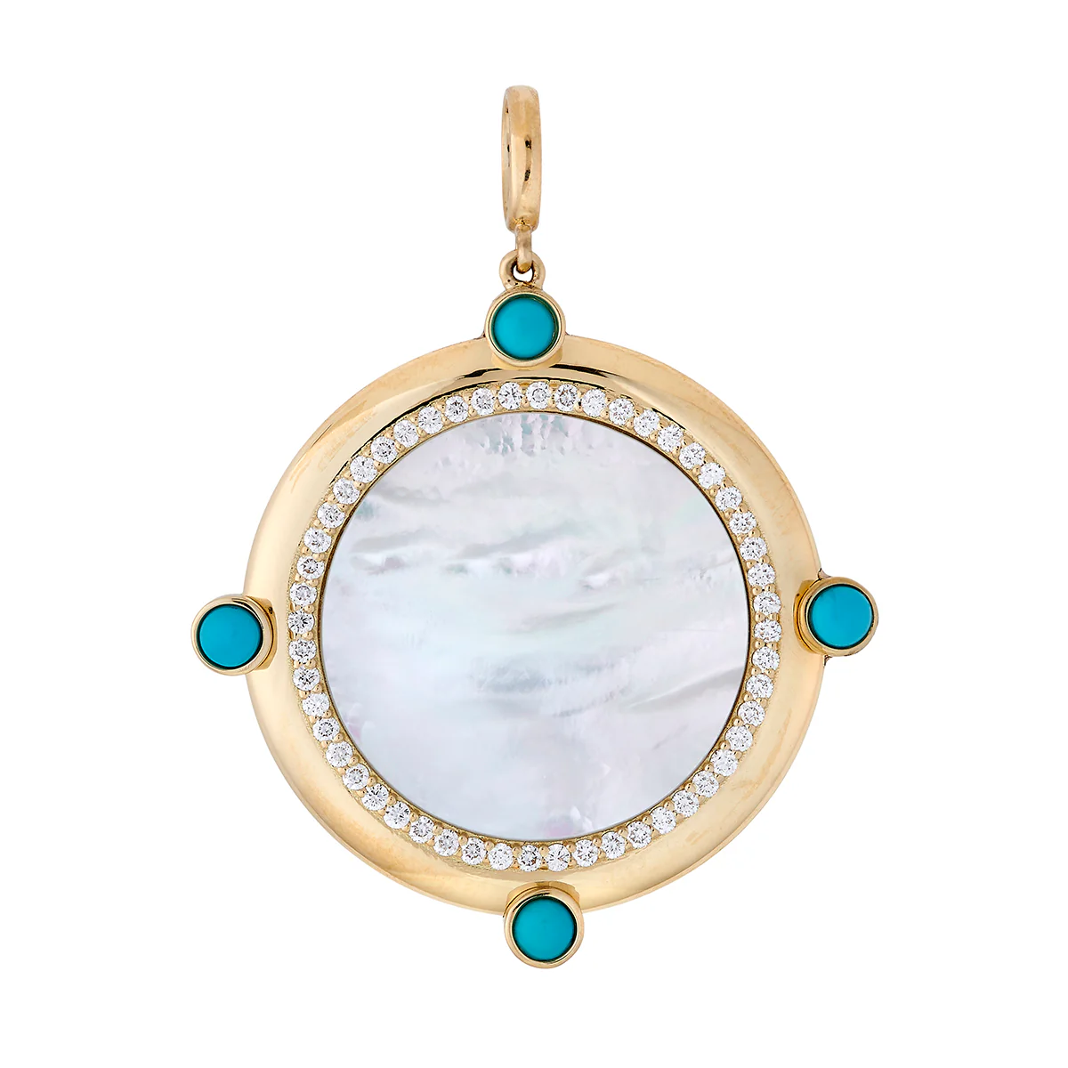 Diamond Luna Pendant