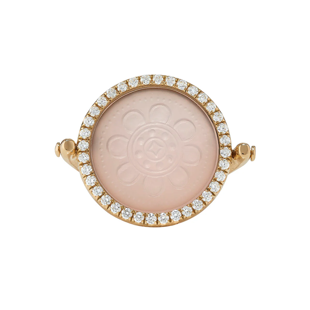 Diamond Mosaic Flip Ring