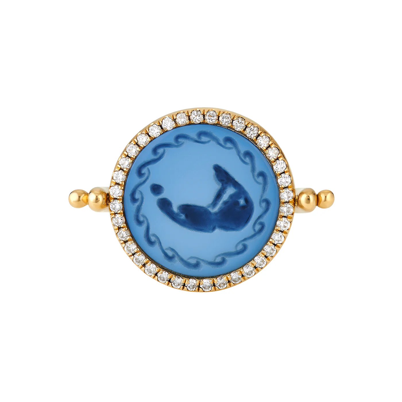 Diamond Nantucket Flip Ring
