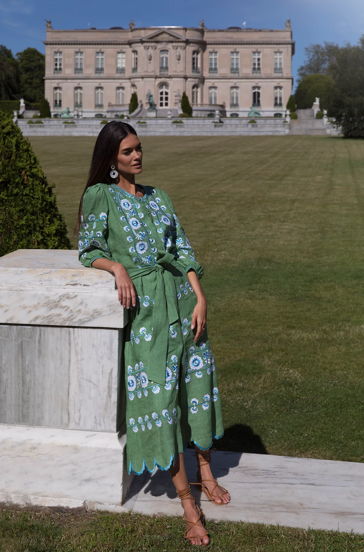 Emerald Lucia Dress - Image 4