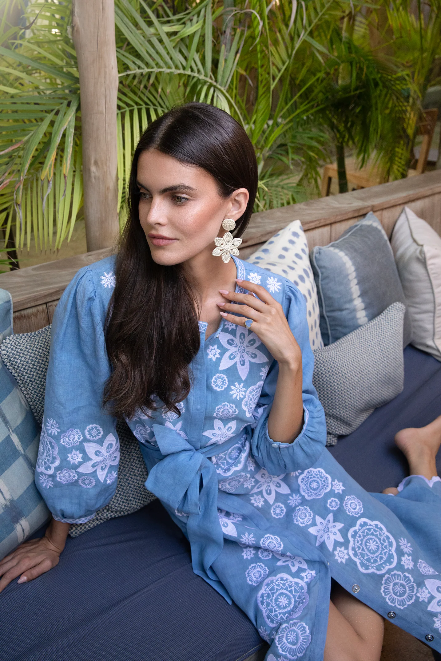 French Blue Paloma Dress - Image 4