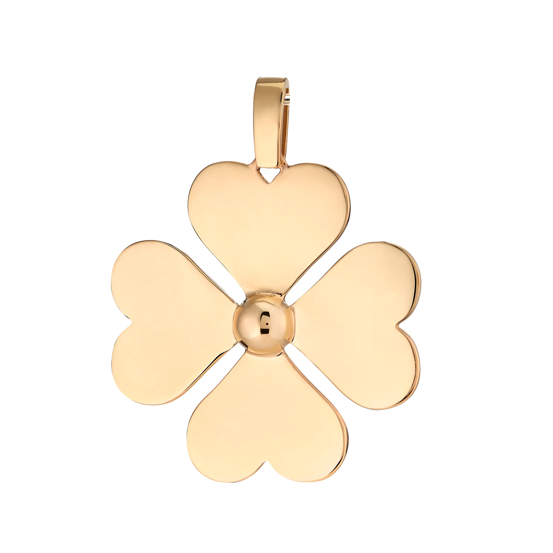 Gold Heart Clover