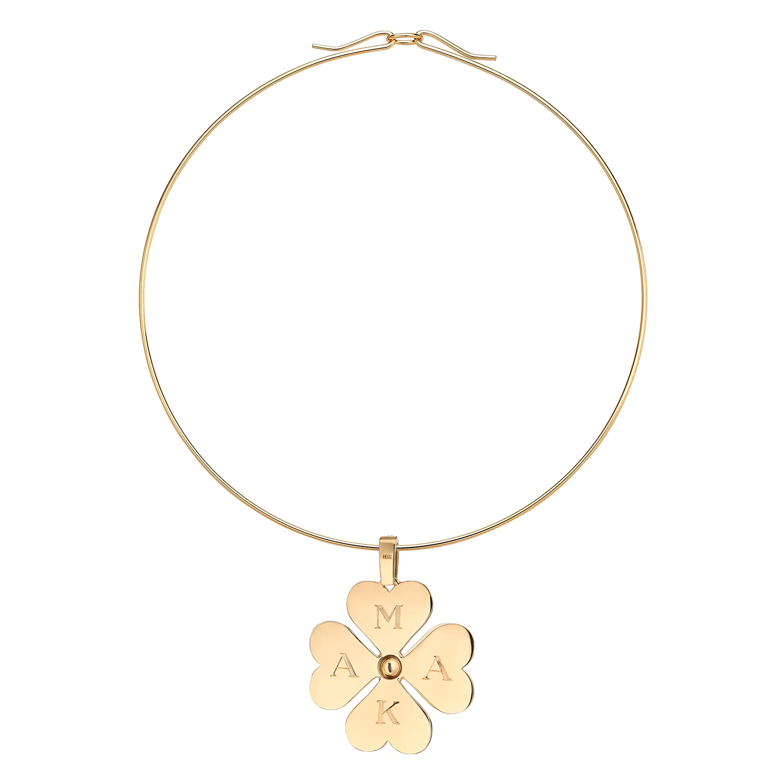 Gold Heart Clover - Image 4