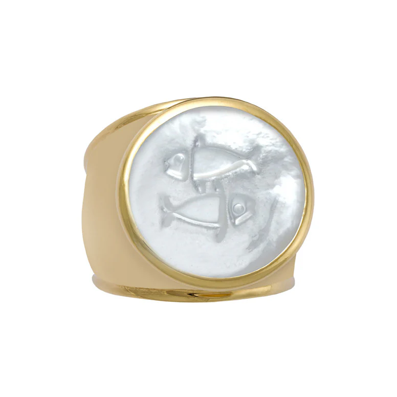 Gold Zodiac Ring - Image 11