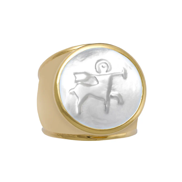 Gold Zodiac Ring - Image 12
