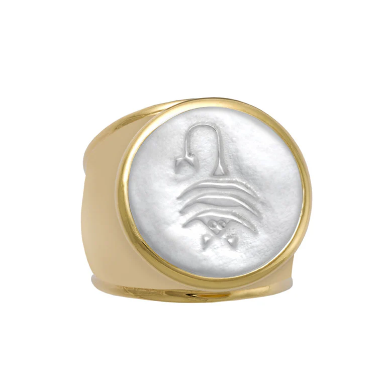 Gold Zodiac Ring - Image 14