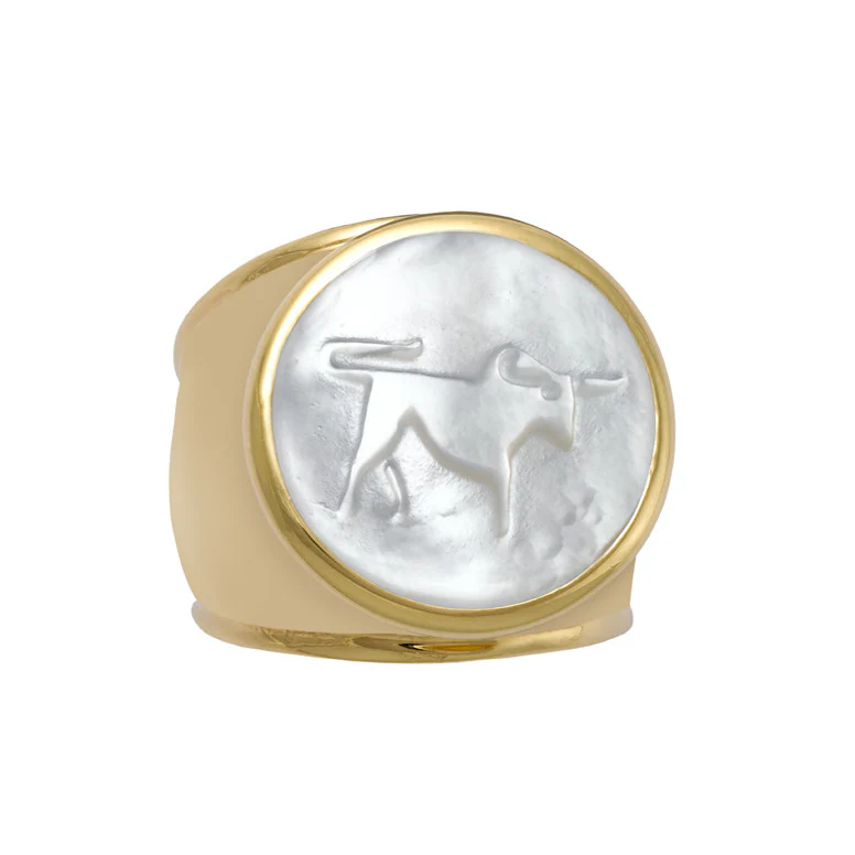 Gold Zodiac Ring - Image 15