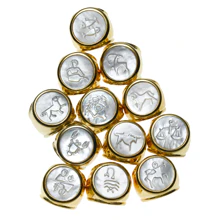 Gold Zodiac Ring - Image 17