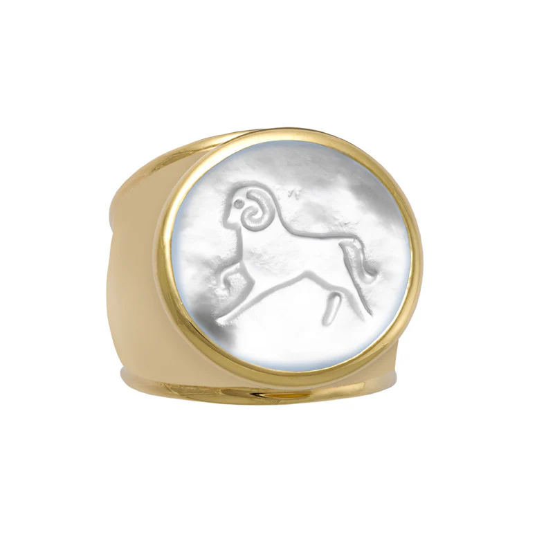 Gold Zodiac Ring - Image 5
