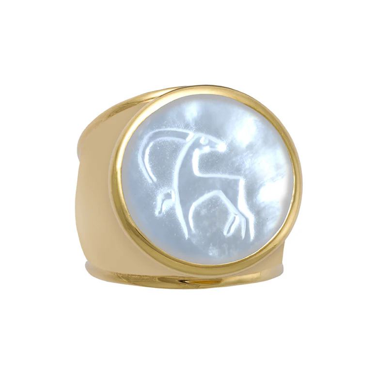 Gold Zodiac Ring - Image 7