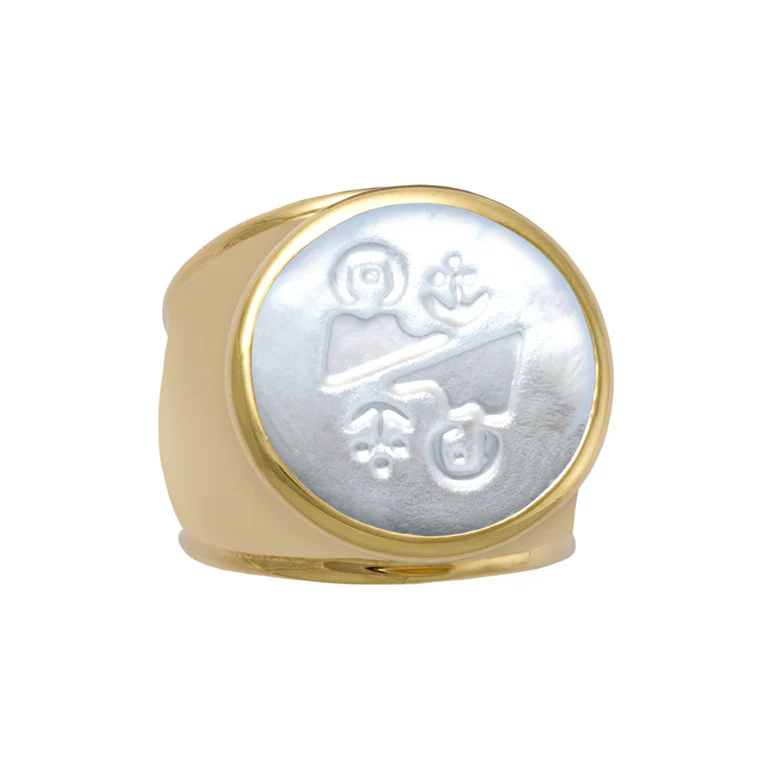 Gold Zodiac Ring - Image 8