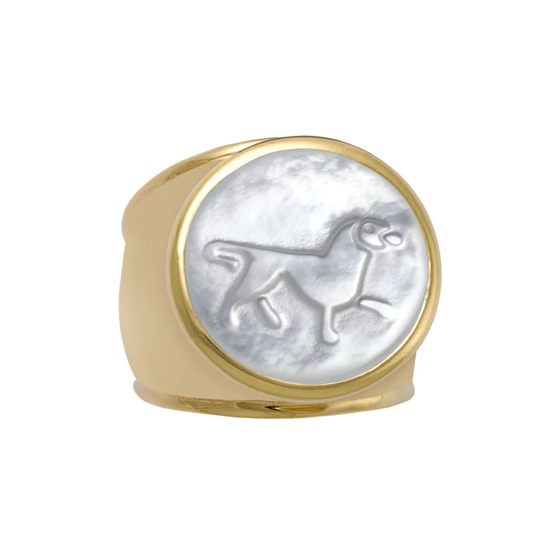 Gold Zodiac Ring - Image 9
