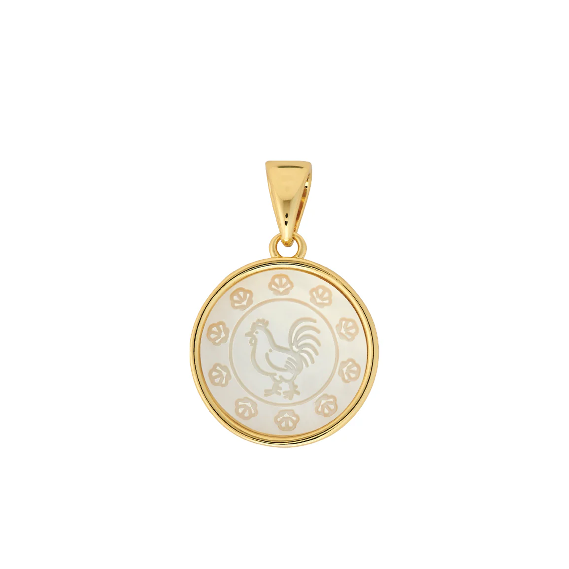 Harbour Island Etched Charm 16mm