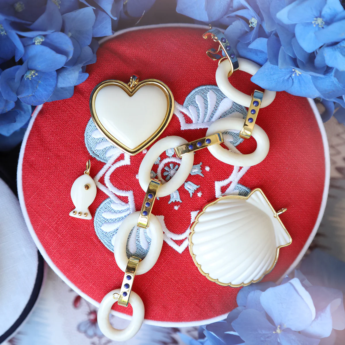 Ivory Scallop Shell Pendant - Image 8