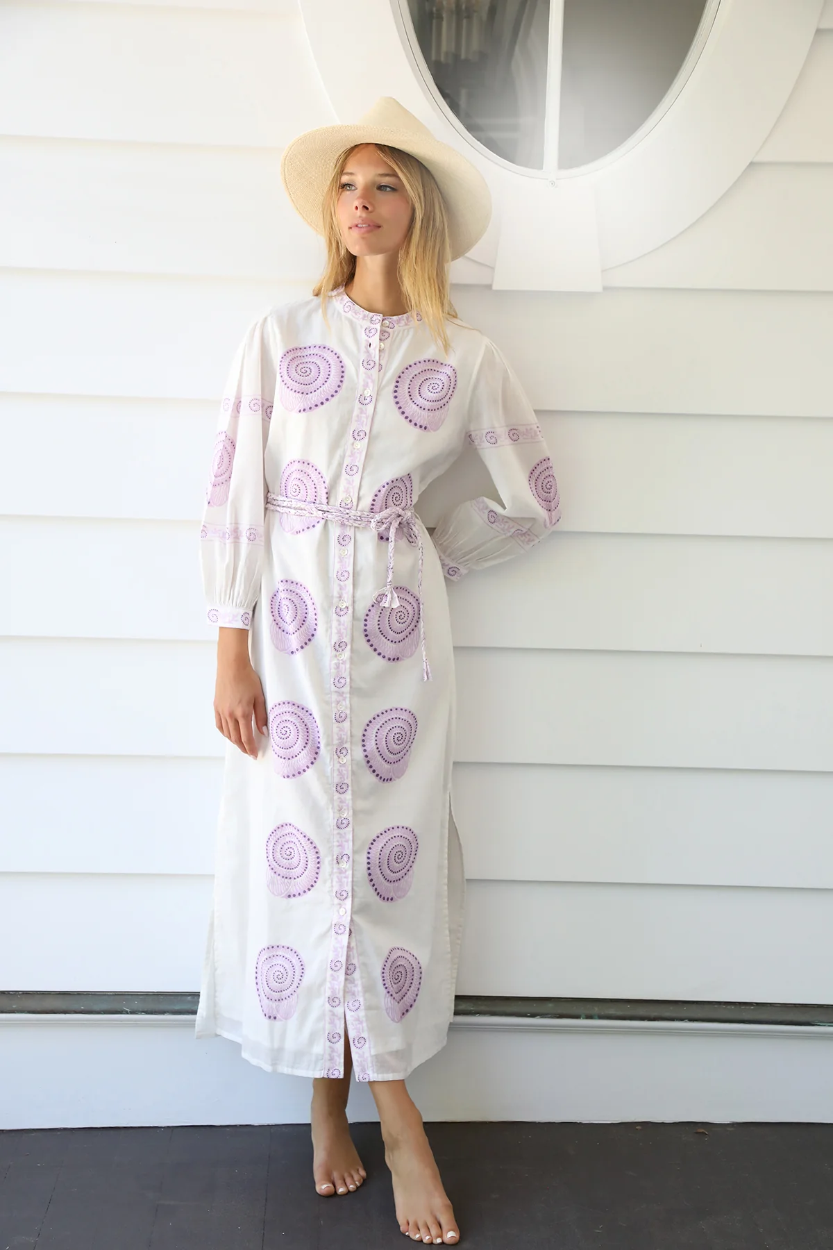 Lilac Nautilus Shirtdress - Image 3