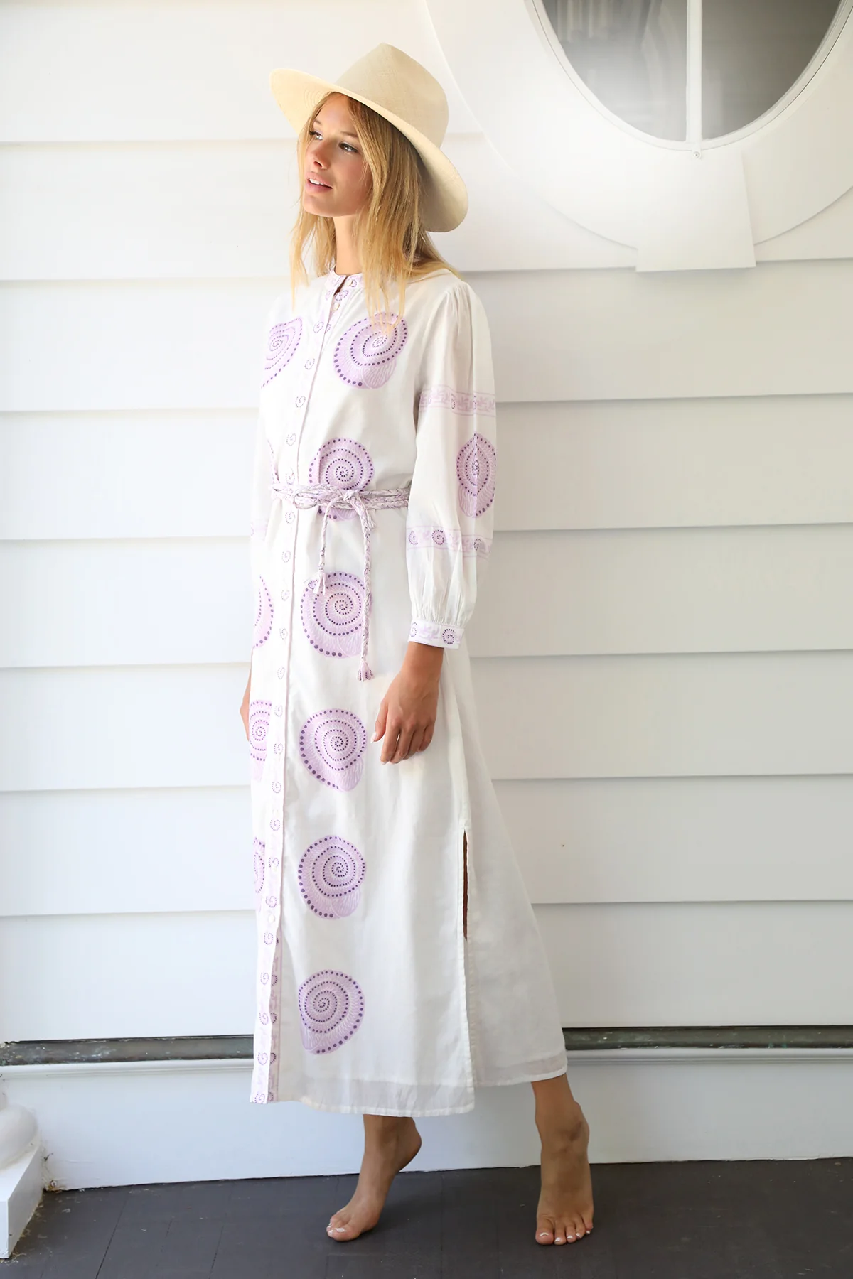 Lilac Nautilus Shirtdress - Image 4