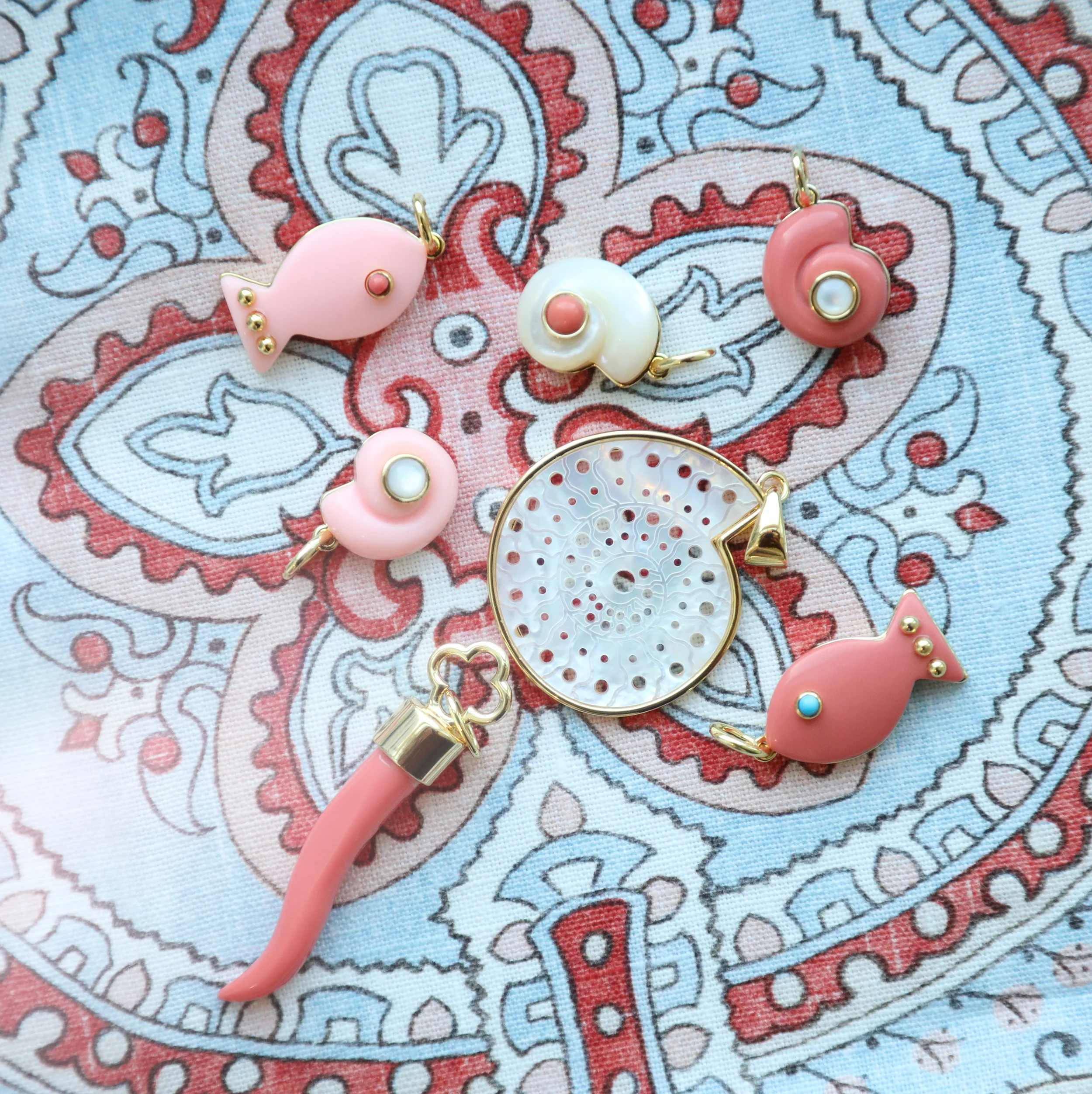 Madaket Fish Charm - Coral - Image 4