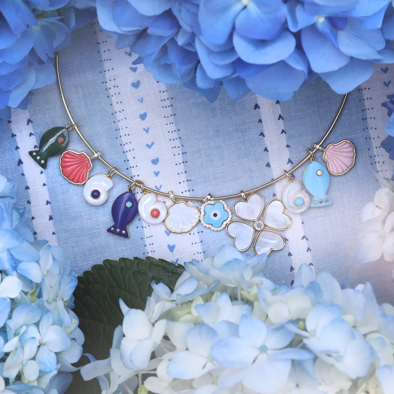 Madaket Fish Charm - Lapis - Image 3