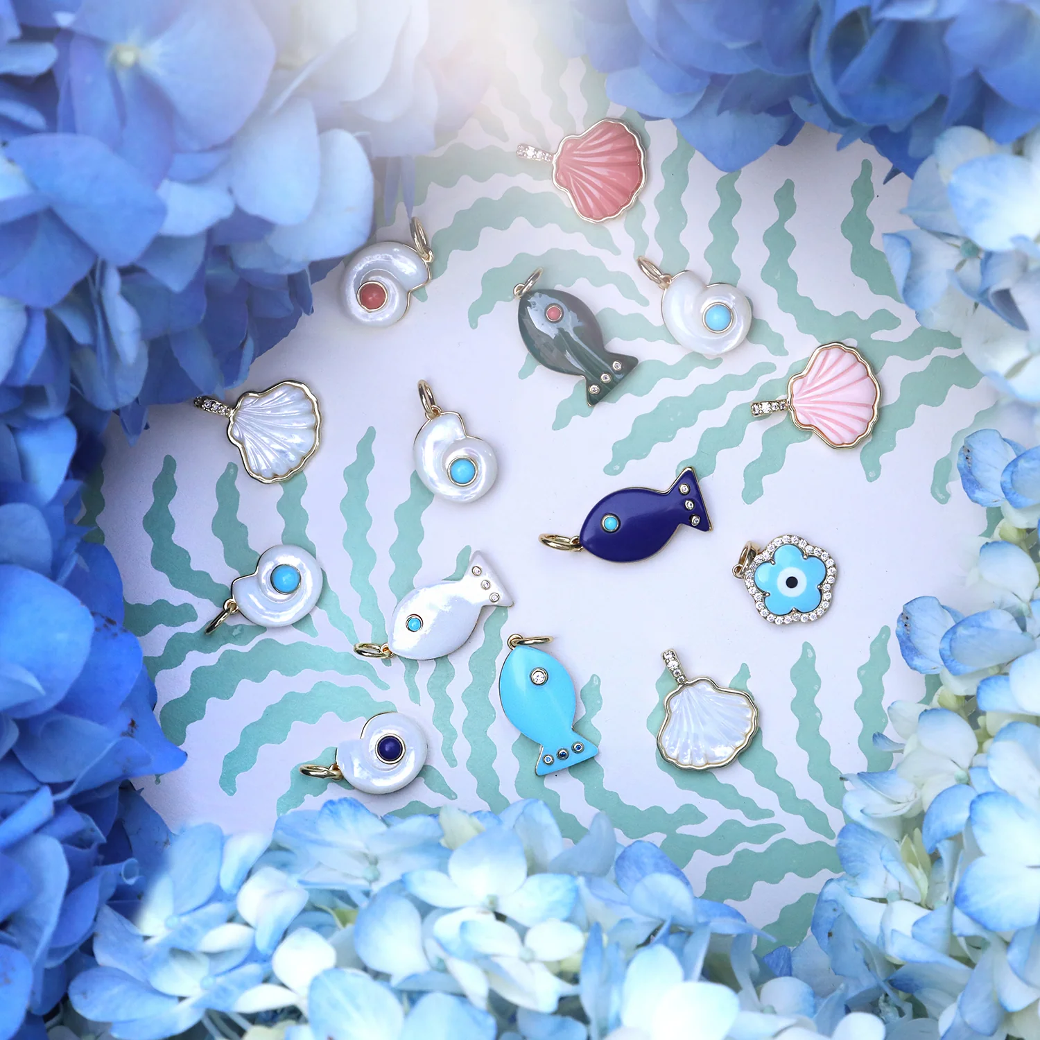 Madaket Fish Charm - Lapis - Image 4