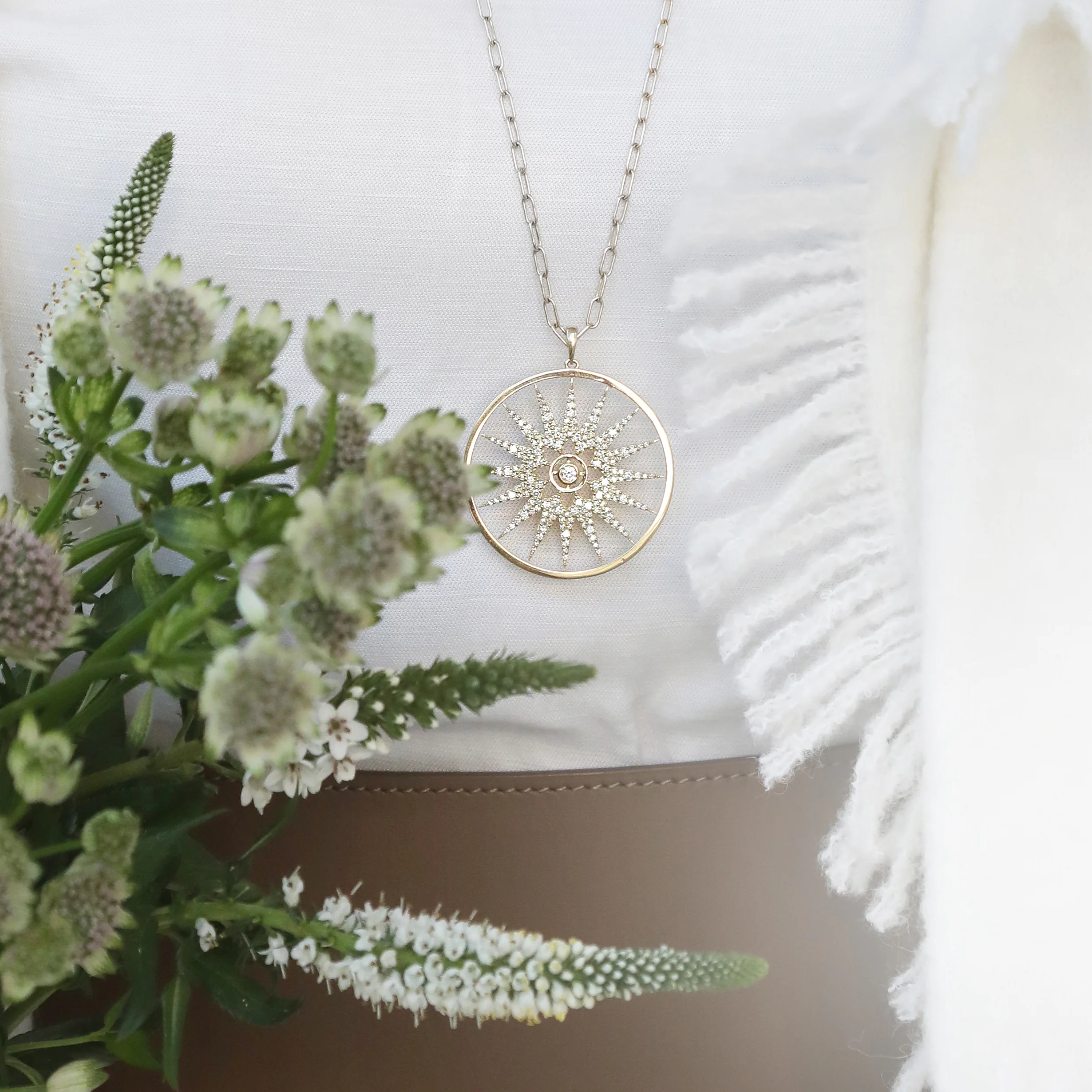 Pave Diamond Florence Pendant - Image 2