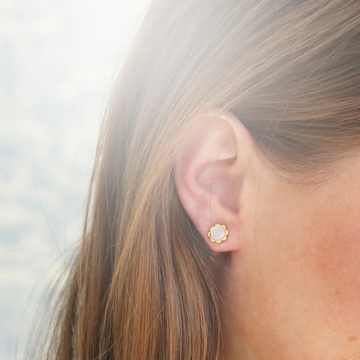 Petite Flower Stud - Image 7
