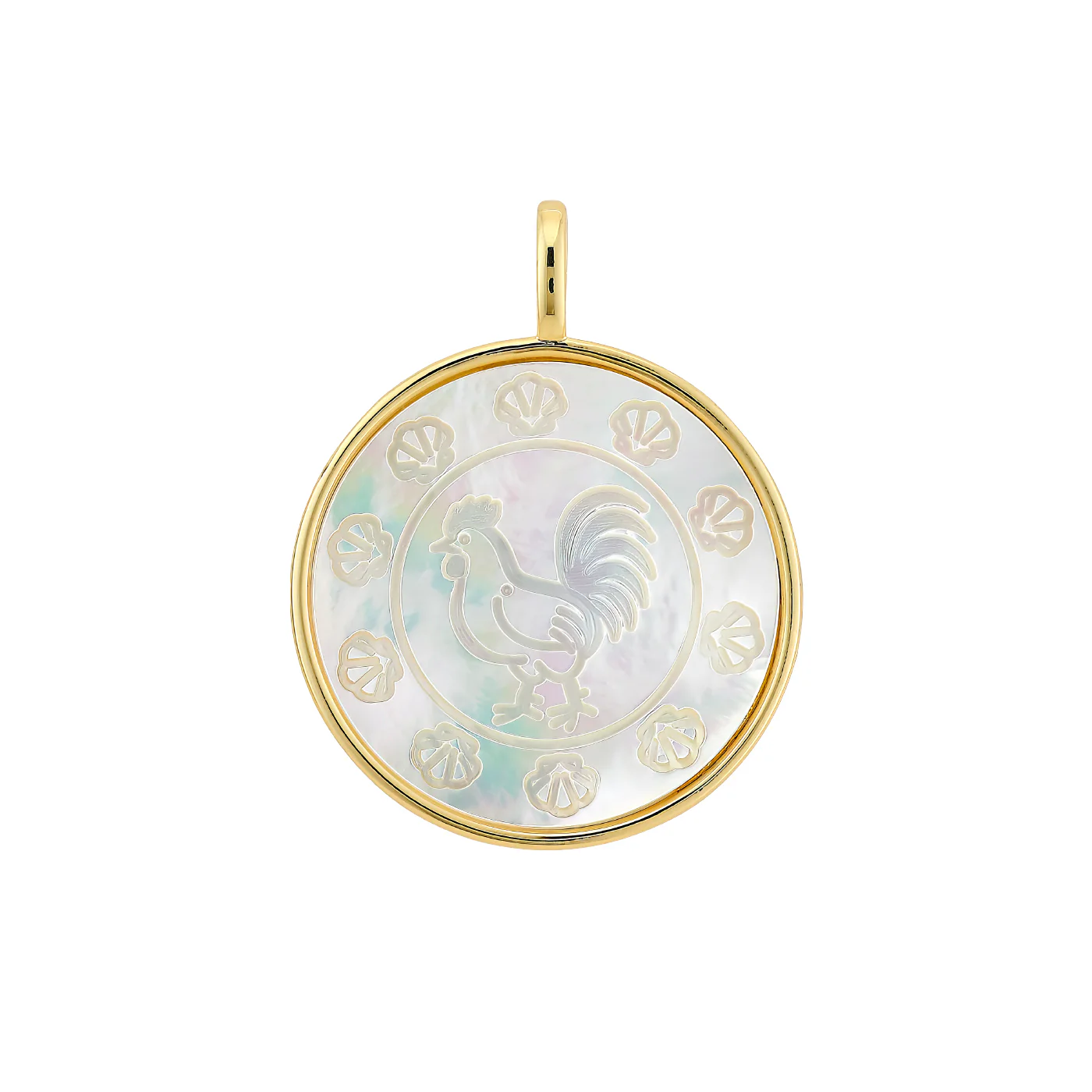 Harbour Island Etched Charm 22mm