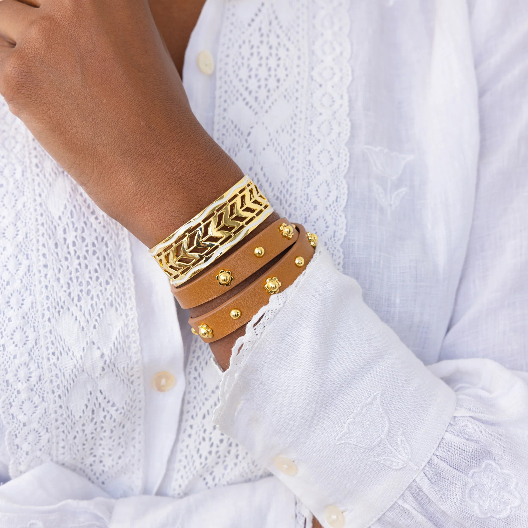 Skinny Cala Cuff - Ivory - Image 4
