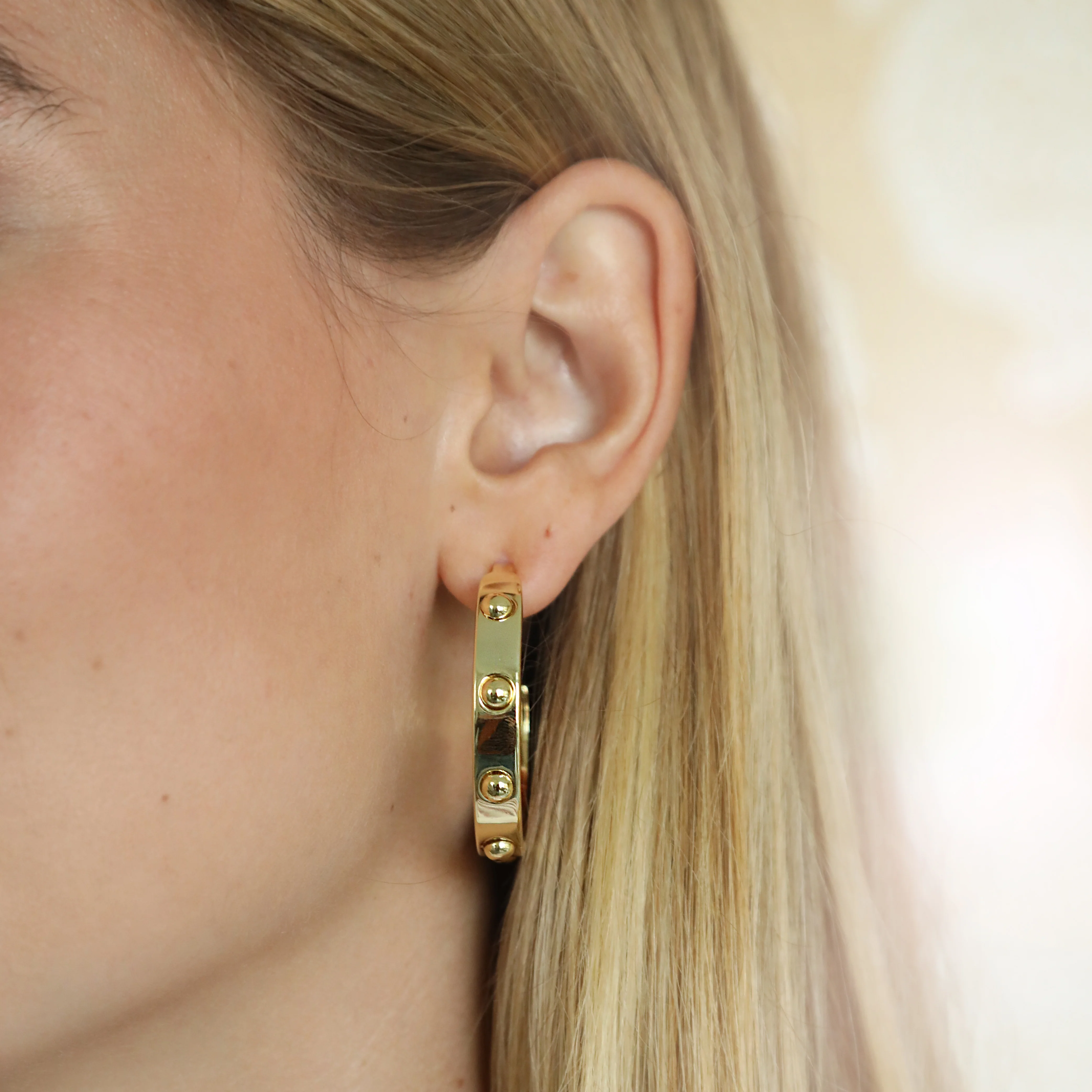 Stella Hoop - Gold - Image 5