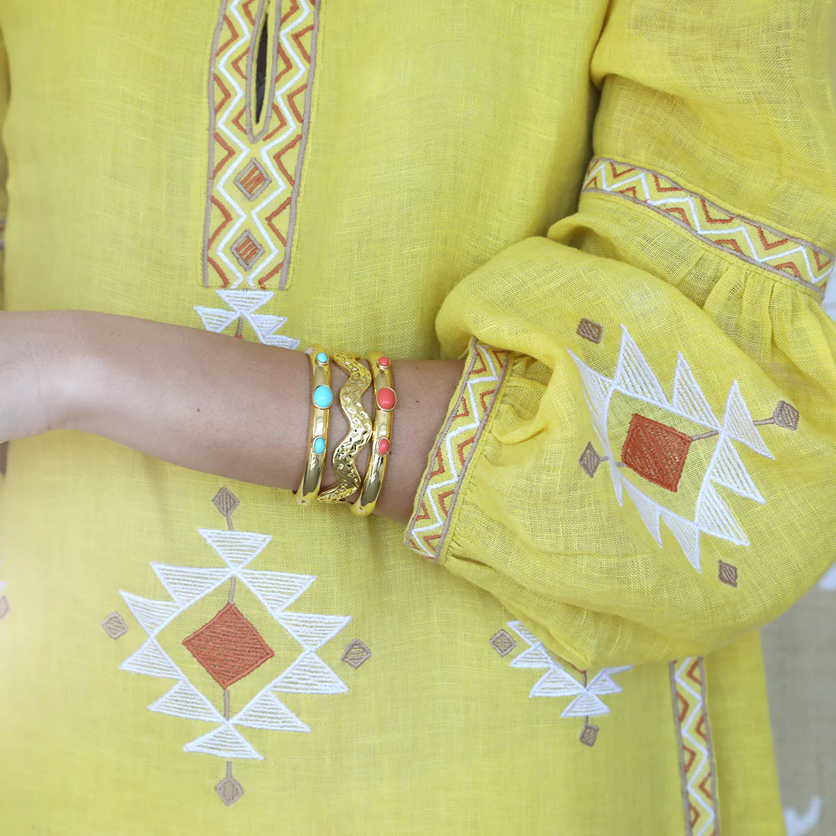 Talitha Cuff - Coral - Image 2