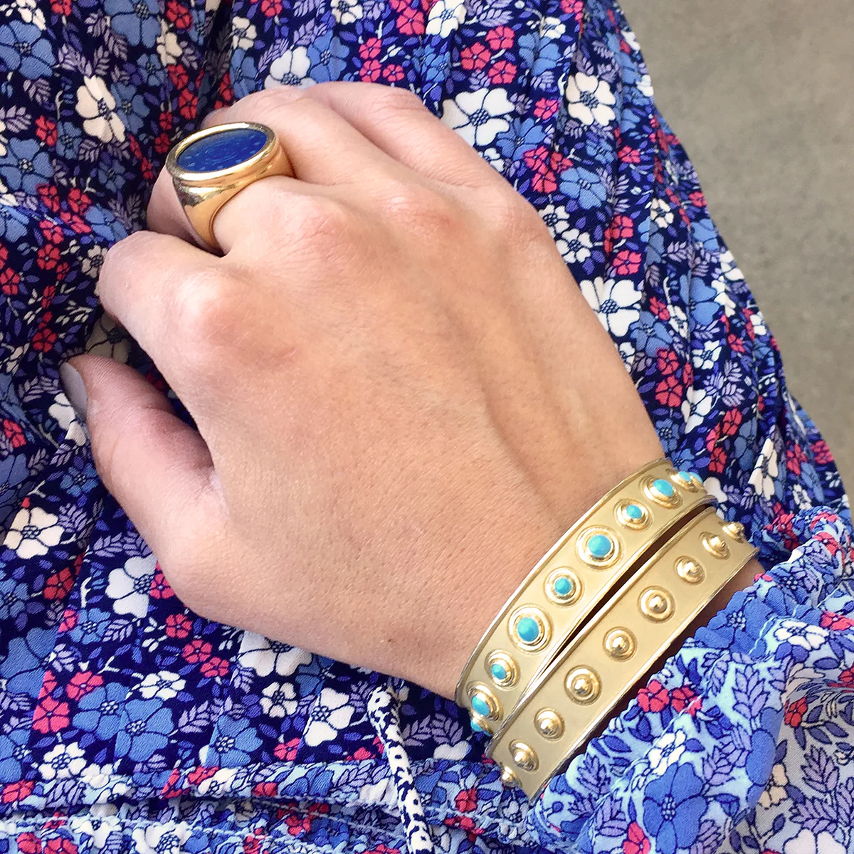 Turquoise Florentine Cuff - Image 7