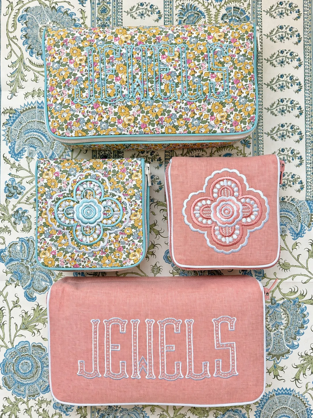 Yellow Liberty JEWELS Jewelry Pouch - Image 3
